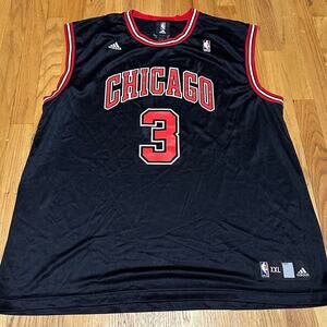 Ben Wallace Chicago Bulls Adidas Jersey Black Mens 2XL